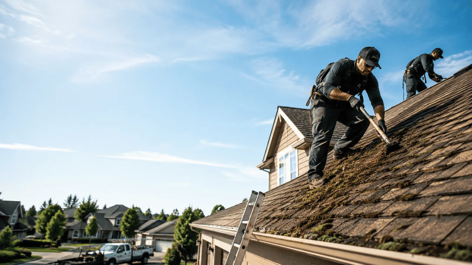 Roof Moss Removal in Hammond, IL near me
